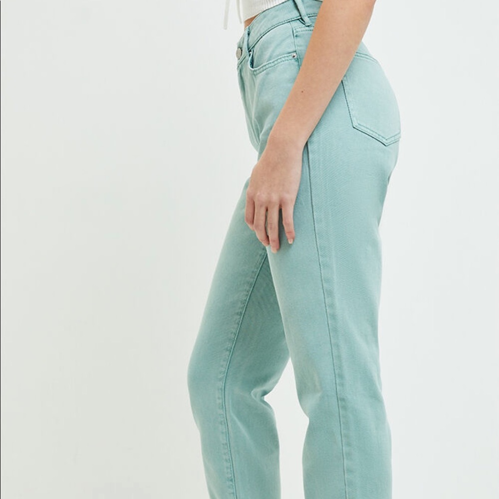 *NEVER WORN* MOM JEANS- MINT - Picture 3 of 6